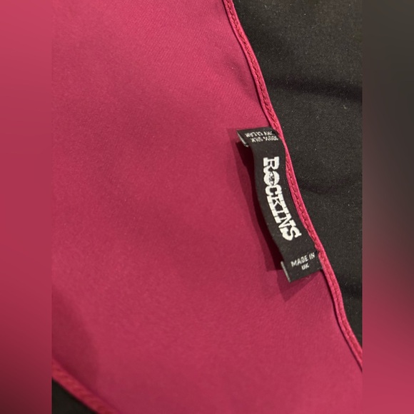 Rockins 💯 Percent Silk Burgundy Skinny Scarf Tie - Women\'s Accessory